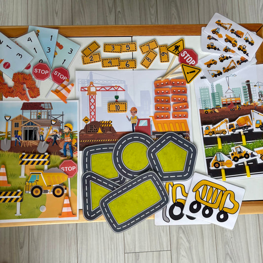 İnşaat Araçları Duyusal Kiti