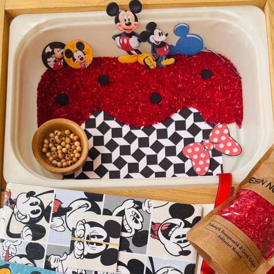 Mickey Mouse Duyusal Kiti